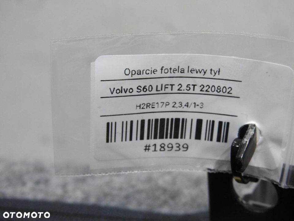 OPARCIE KANAPY LEWY TYŁ VOLVO S60 I LIFT - 8
