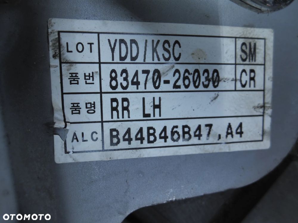 MECHANIZM SZYBY LEWY TYŁ HYUNDAI SANTA FE I 83470-26030 - 2