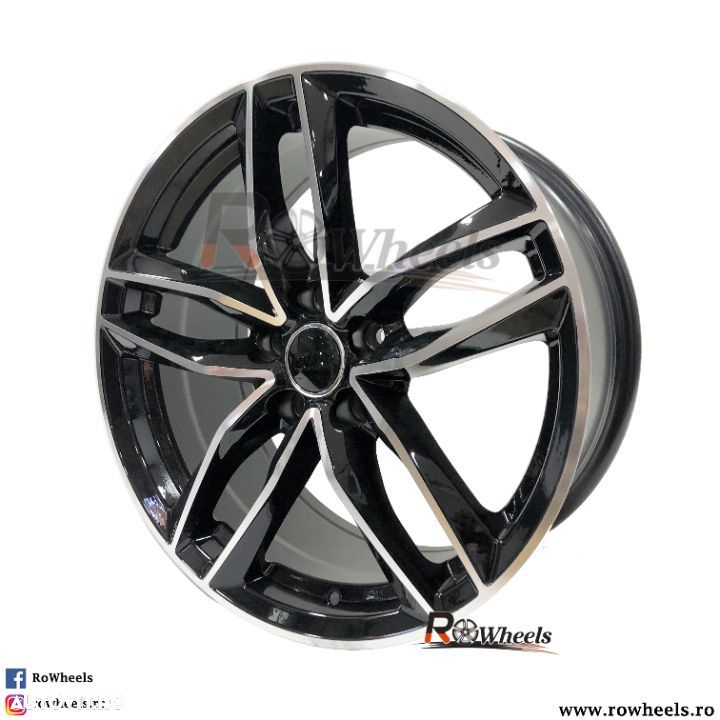 Jante AUDI 20 R20 Model S-Line A4 A5 A6 A7 A8 Q3 Q5 Q8 Black Polish - 3