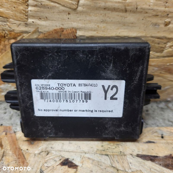 TOYOTA CHR MODUŁ STEROWNIK IMOBILAIZERA 89784F4010