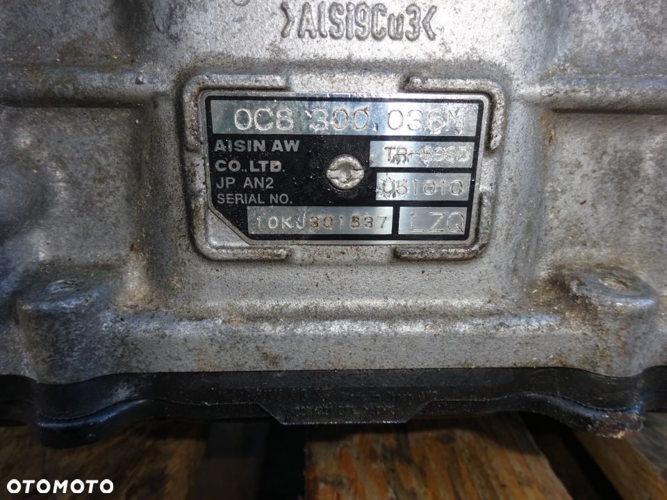 skrzynia biegow automat touareg 7p 3.6 fsi   0c8300036N LZQ - 3