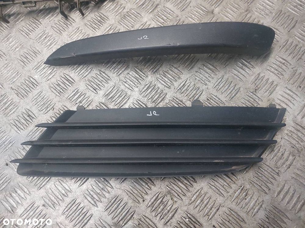 KRATKA ZDERZAKA PRZÓD KOMPLET + ZAŚLEPKA XENONU OPEL ASTRA H Z163 - 3