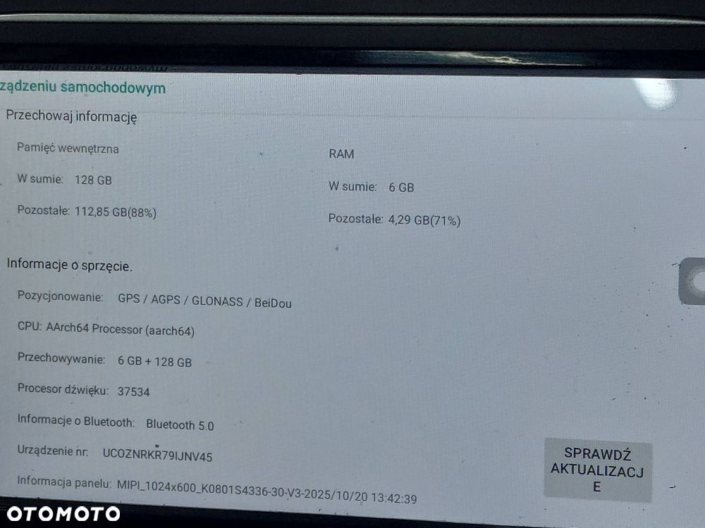 RADIO ODTWARZACZ VOLKSWAGEN PASSAT B6 6/128 GB ANDROID 15 USB BT NAVI - 9
