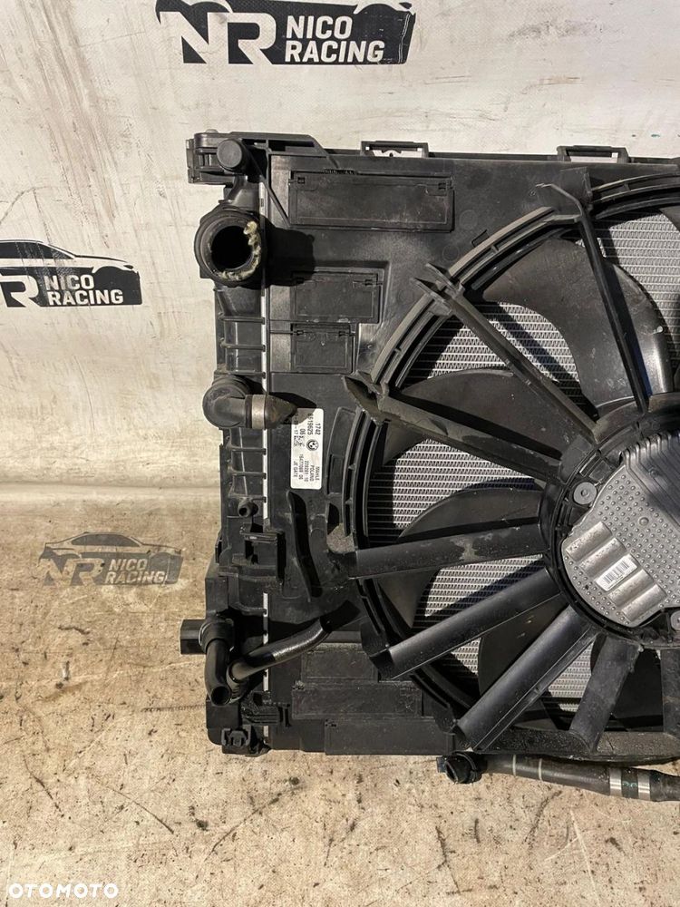 KOMPLET CHŁODNIC WENTYLATOR BMW G30 G31 G32 G11 G12 G14 G15 G16 BENZYNA - 6