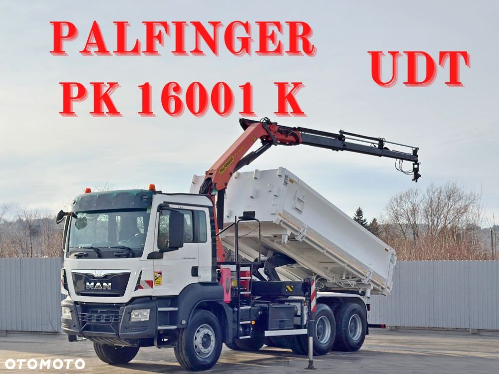 MAN TGS 26.400 *WYWROTKA 4,90m * PALFINGER PK 16001 K + PILOT * 6x4 - 1