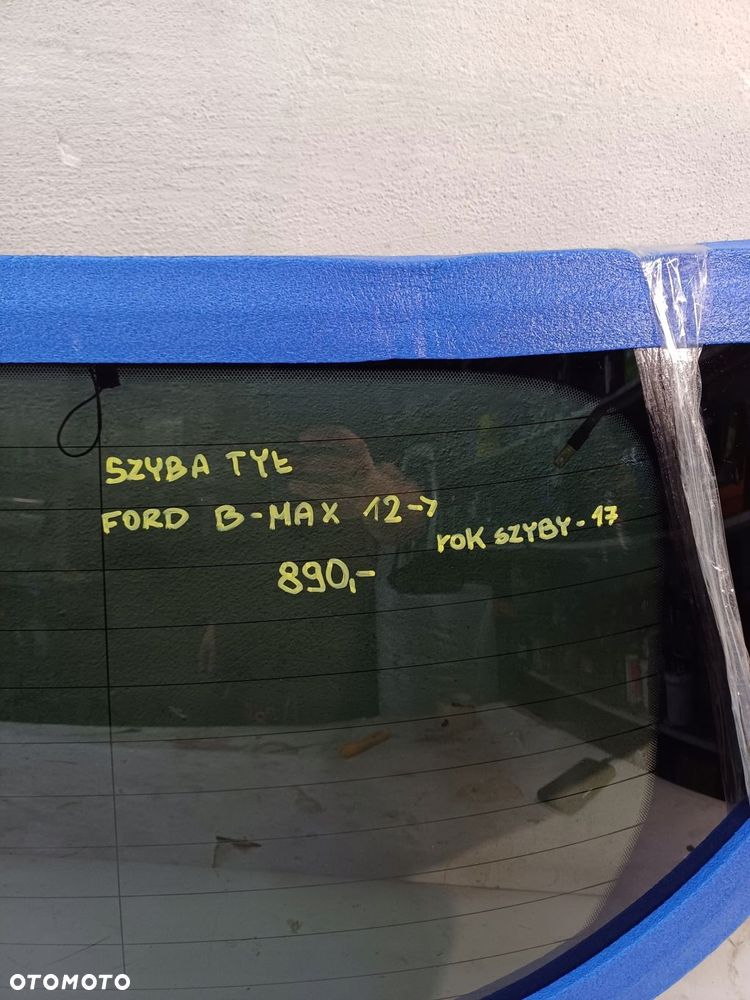 szyba klapy bagażnika tył ford b-max 12- rok szyby 17 - 16