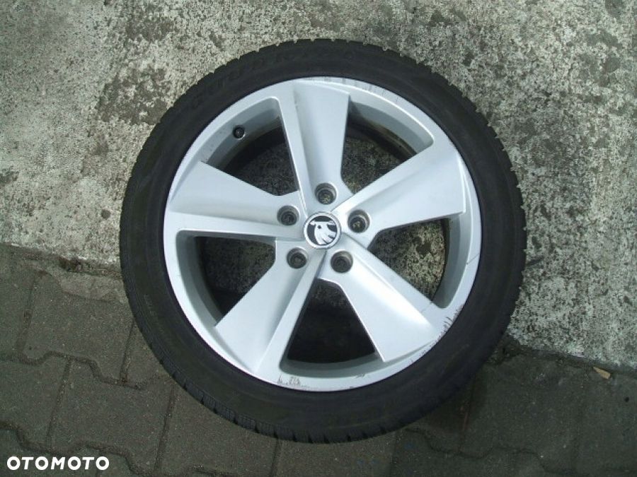 SKODA OCTAVIA SUPERB SEAT VW FELGA KOŁA KOŁO OPONA 225/45/17 R17 zima M+S - 5
