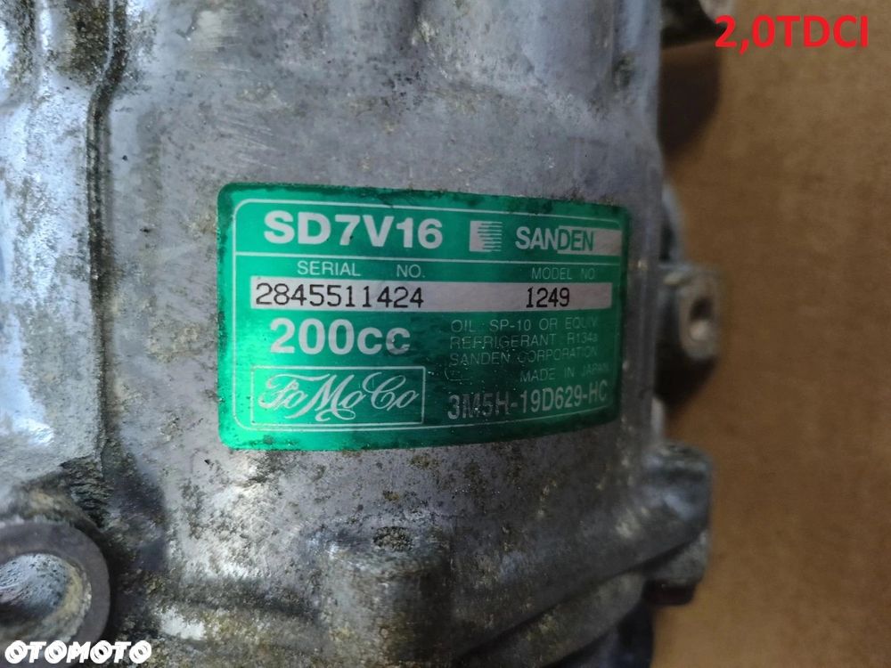 C MAX I pompa klimatyzacji sprężarka 1,6TDCI Focus MK2 Ford - 3