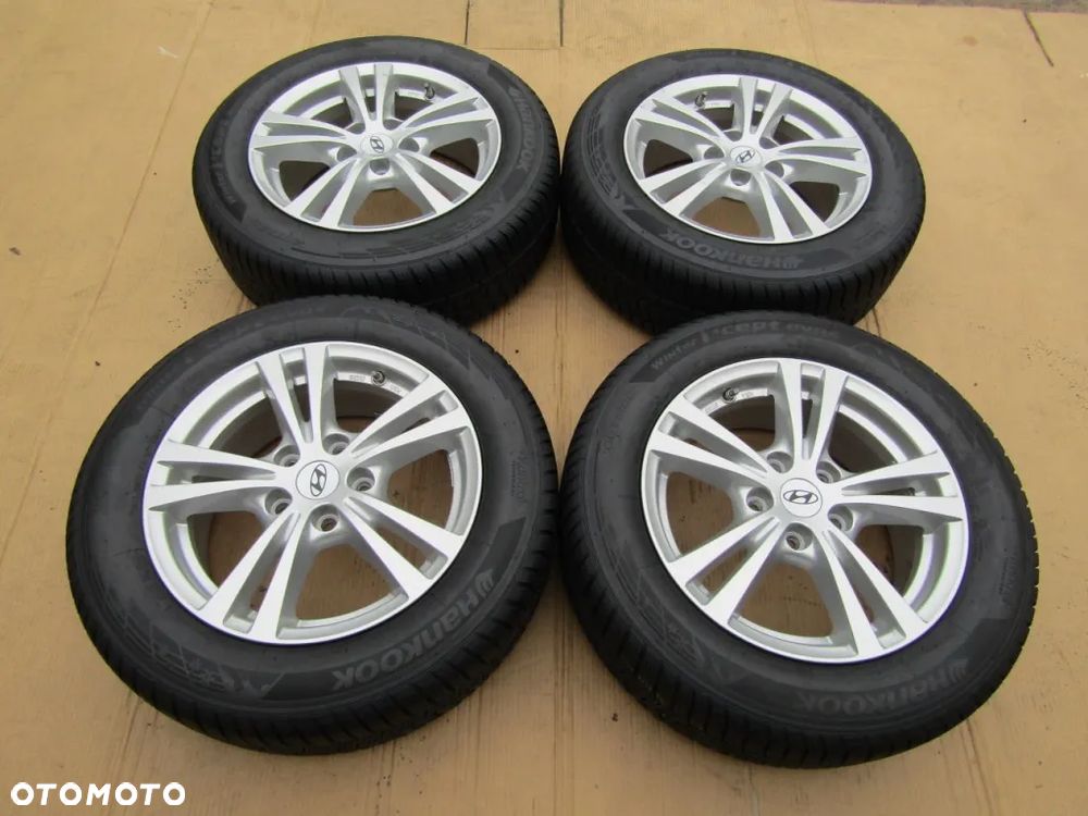 4x Felgi Koła 16 Hyundai i30 I II III ix35 ix20 ix25 Tucson Kia + Opony 205/60 16 + czujniki TPMS - 3