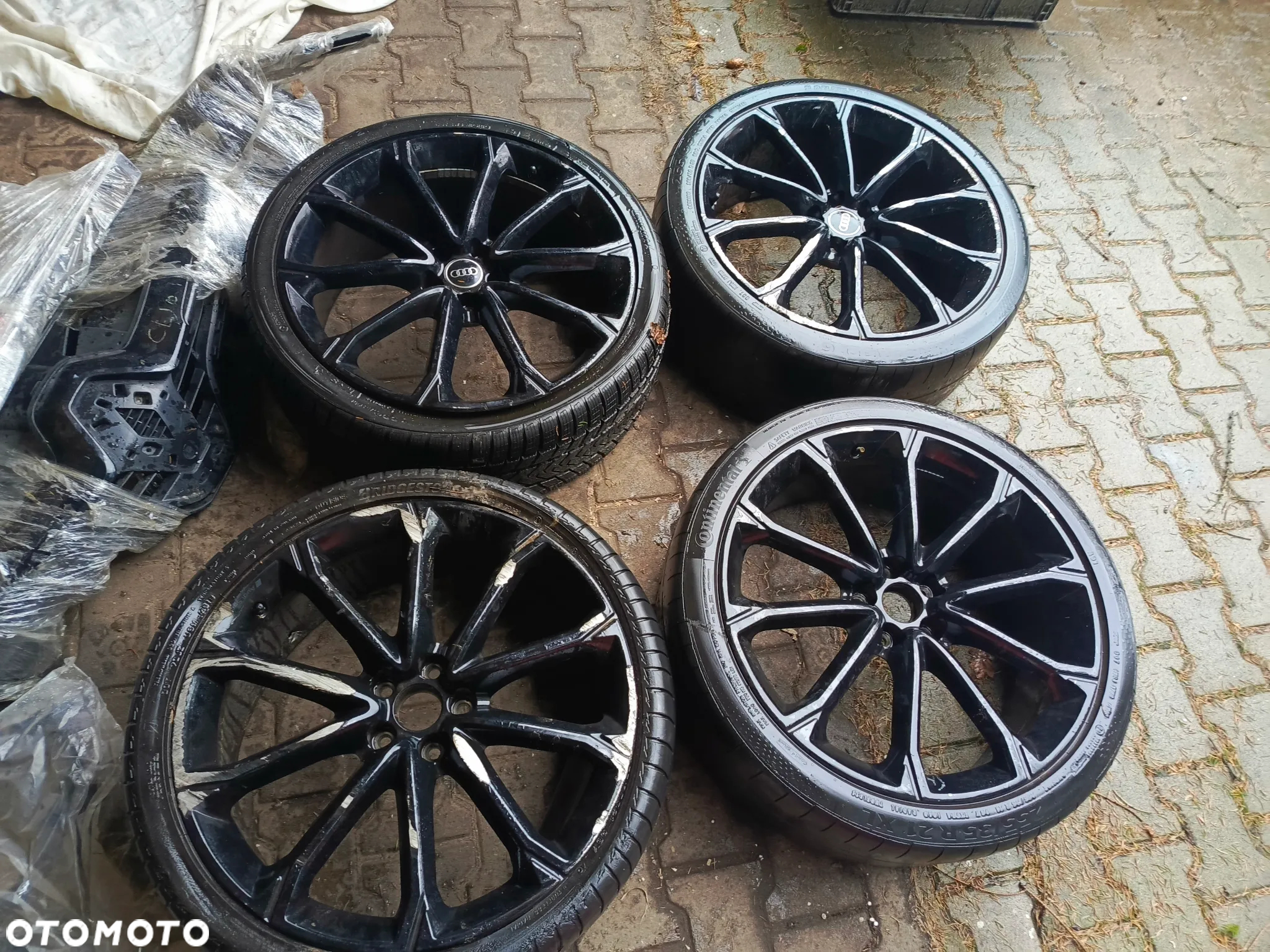 Alufelga aluminiowa Audi 83A601025AJ/AK/AH 8.5" x 21" 5x112 KOMPLET USZKODZONE - 2