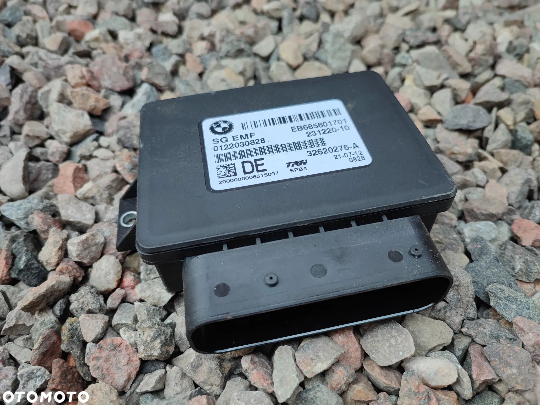BMW F06 / F06N / F10 / F11 / F12 / F13 / F26 ORYGINALNY MODUŁ / STEROWNIK HAMULCA RĘCZNEGO / STEROWNIK ELEKTRYCZNEGO RĘCZNEGO / MODUŁ SG EMF O NR. 6 887 358 / 6 862 808 / 6 850 955 / 6 878 144 / 6 799 083 OEM W DBD STANIE - 1