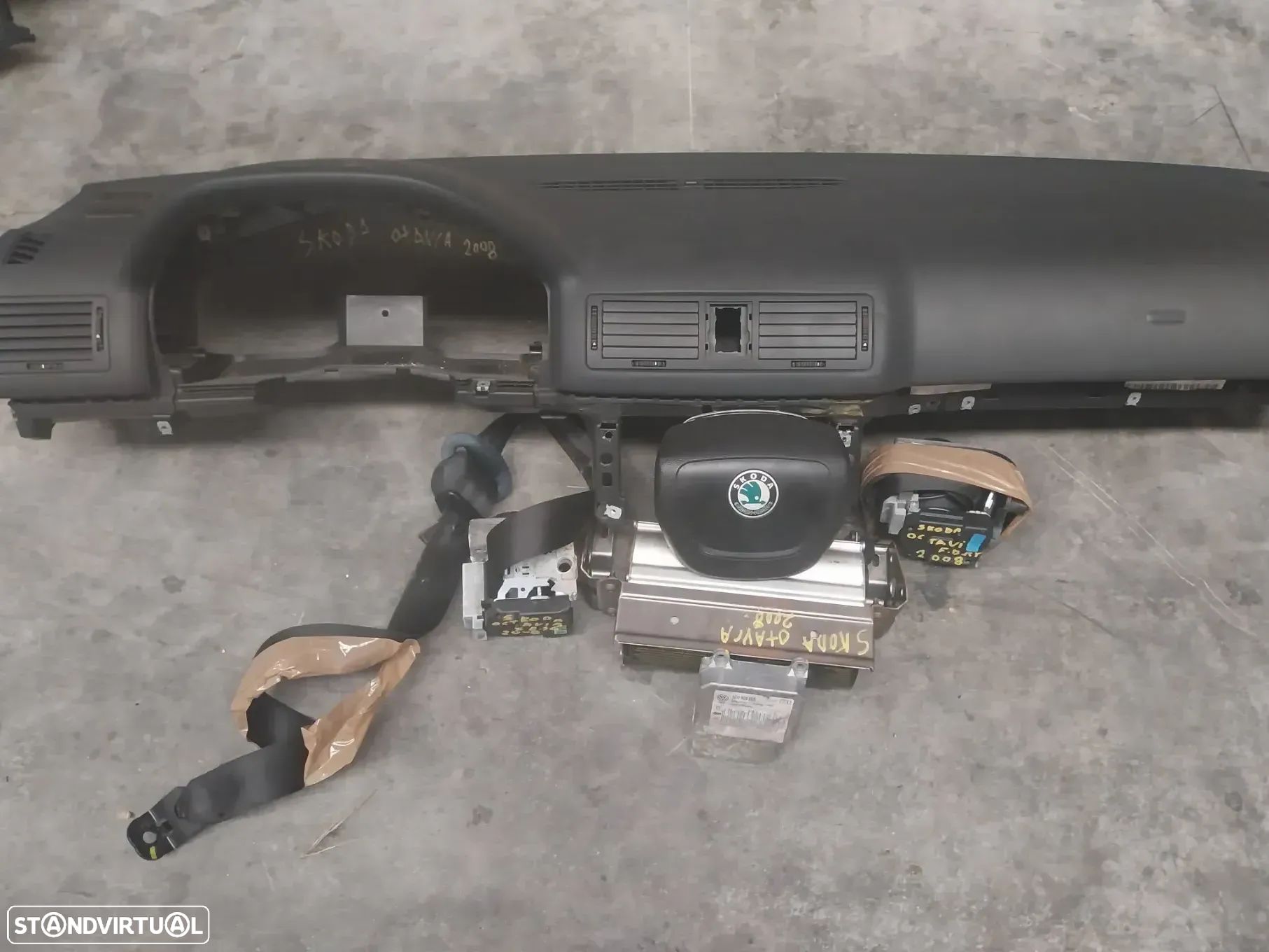 Kit airbag skoda Octávia ano 2008 - 1