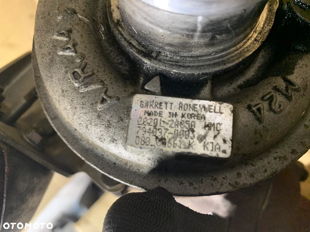 Turbina turbosprężarka Turbo Hyundai IX35 1.7 CRDI 28201-2A850 - 8