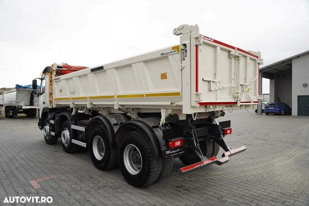 Volvo FMX 420 / 8X4 / BASCULATOR CU 2 LATE / HYDRODOLTA / HYDRODOLTAPA / BODRMATIC / MEILLER KIPPER / I-SHIFT / EURO 5 - 15