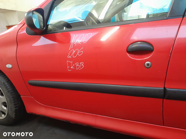 PEUGEOT 206 DRZWI LEWE PRZEDNIE LEWY PRZÓD KOLOR: EKBB