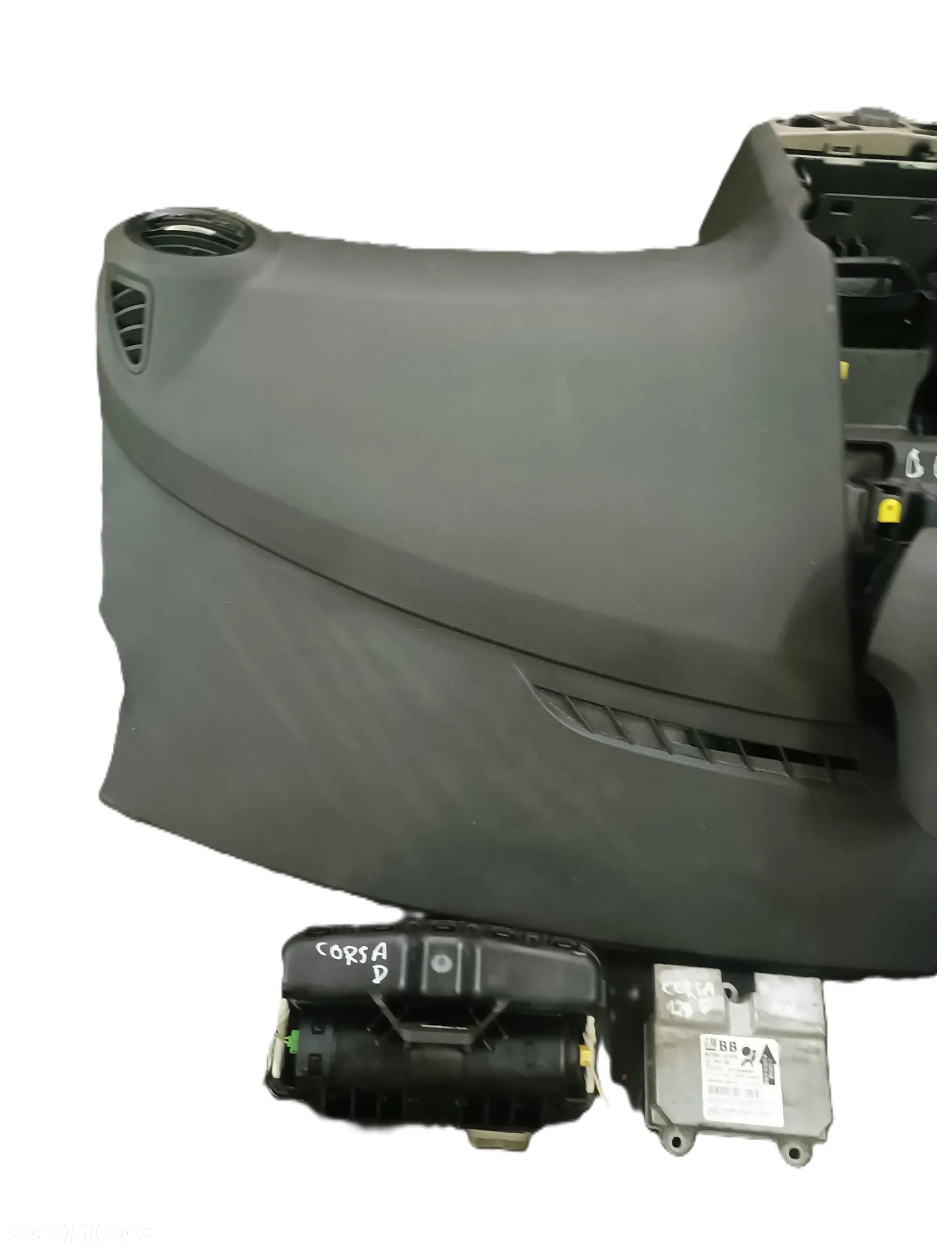OPEL CORSA D 06-11 r. deska rozdzielcza + pasy lewy i prawy przód + AIRBAG + moduł + - 10