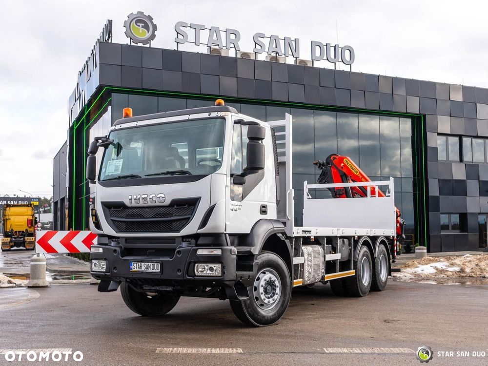 Iveco TRAKKER 410 6x4 Palfinger PK 18002 EH HDS Żuraw Rotator - 8