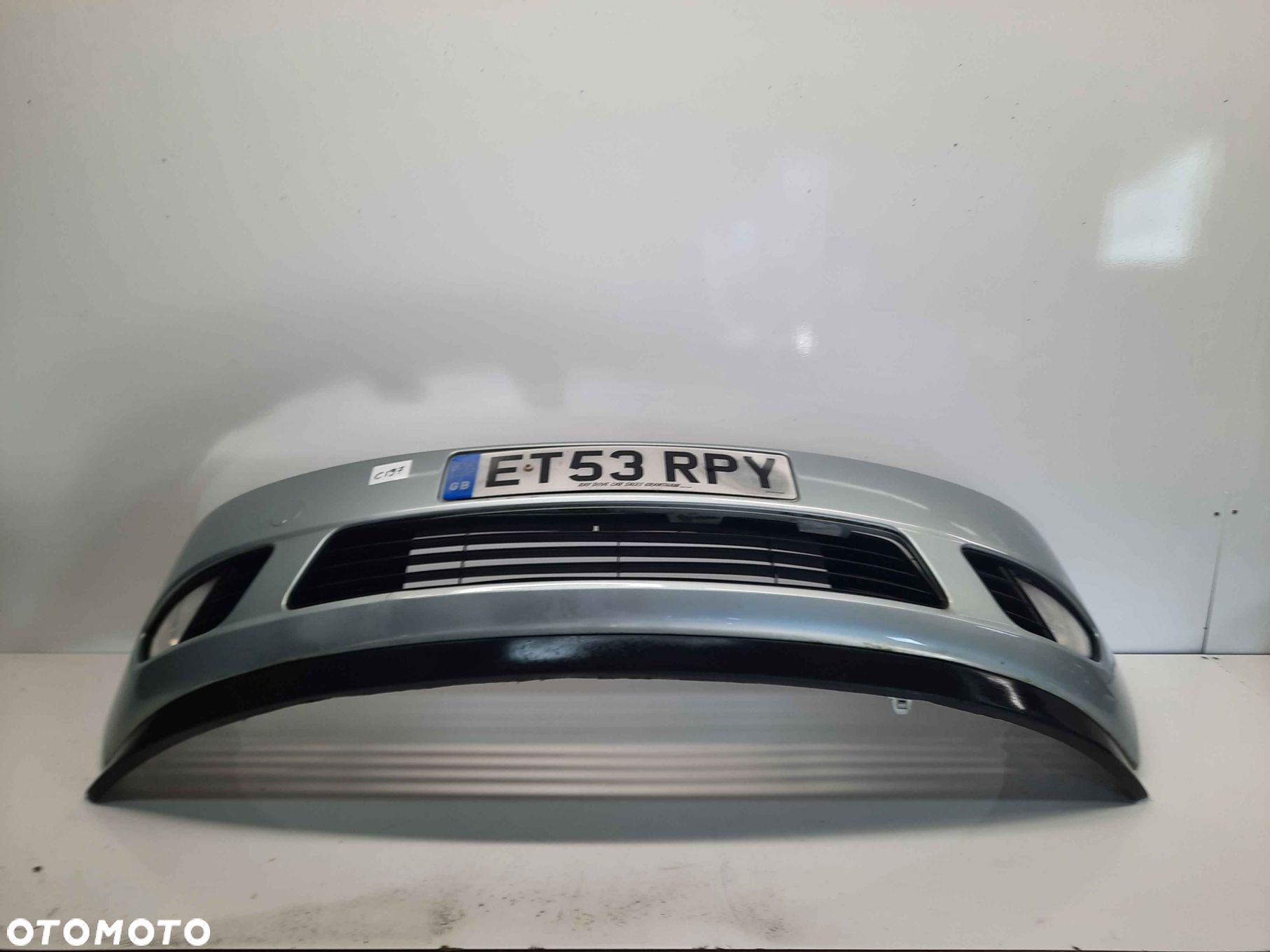 ^ ZDERZAK PRZÓD PRZEDNI DO FORD FIESTA MK6 VI J4 BŁĘKITNY HALOGENY - 1