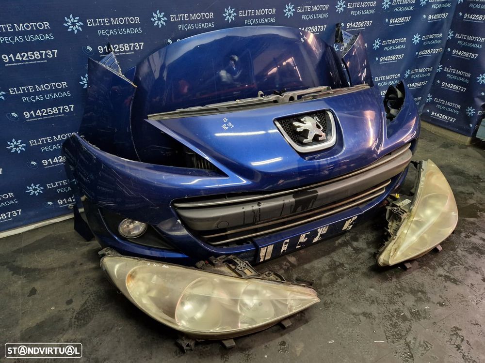Frente completa usada PEUGEOT 207 1.6 HDI capot parachoques oticas guardalamas - 2
