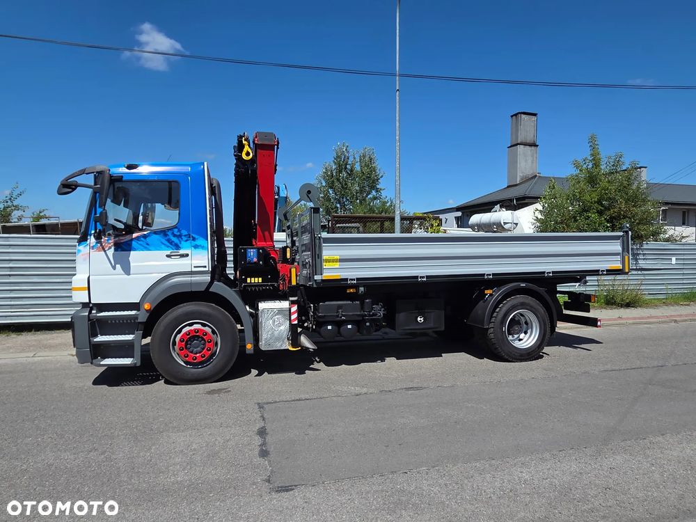 Mercedes-Benz AXOR 1824 // HDS HMF 1420-K3 3 WYSUWY + PILOT // NOWY KIPER // ŻURAW DŹWIG CRANE KRAN - 24