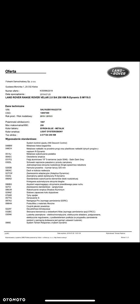 Land Rover Range Rover Velar 2.0 Si4 GPF R-Dynamic S - 24