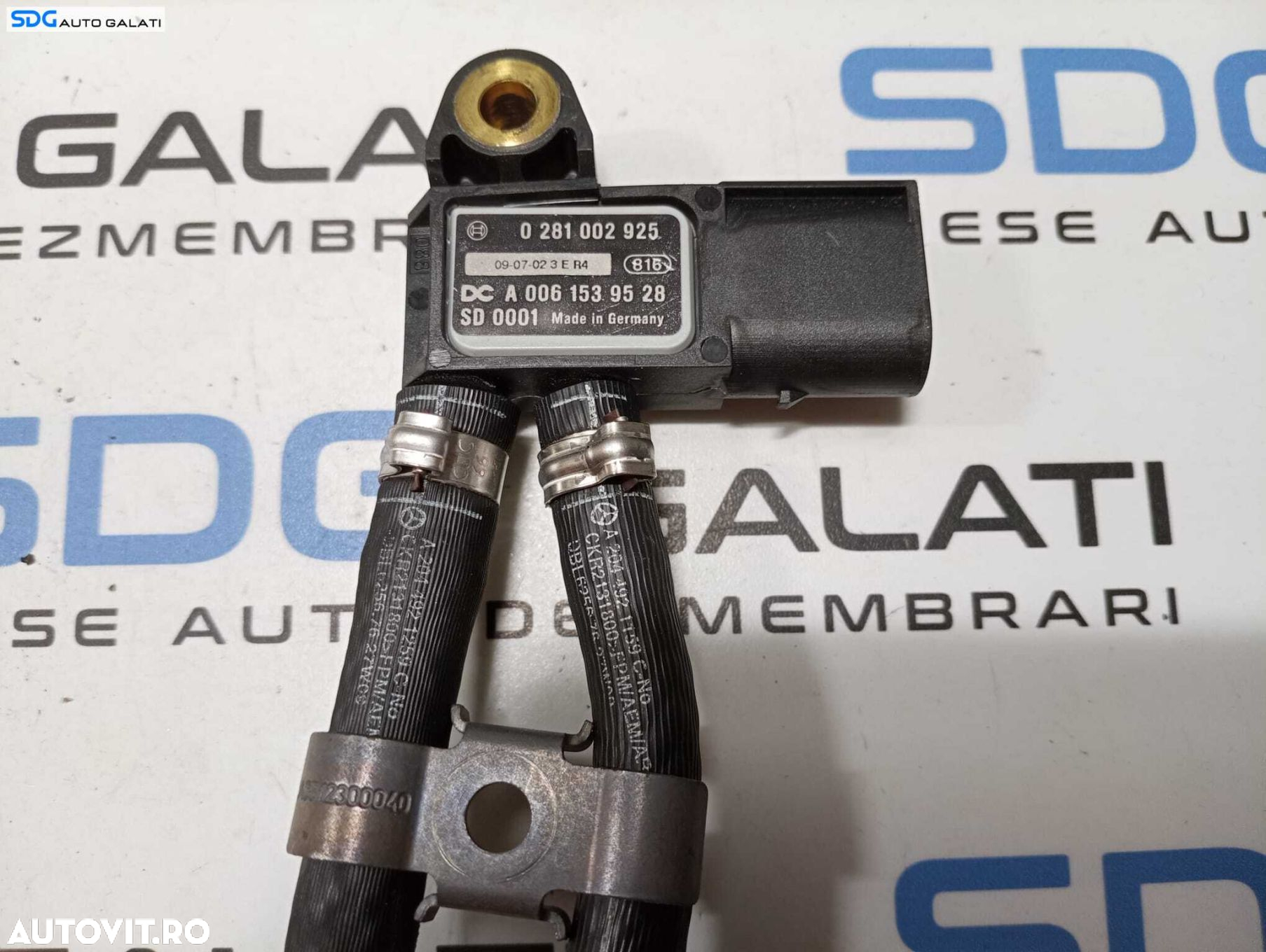 Senzor Presiune Gaze Mercedes Clasa ML Class ML W164 2.2 CDI 2005 - 2011 Cod 0281002925 A0061539528 [M5632] - 5