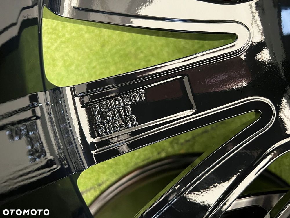 KOMPLET FELG FELGI ALU PEUGEOT 308 508 GT LINE 19 5X108 ET42 ORYGINALNE - 12