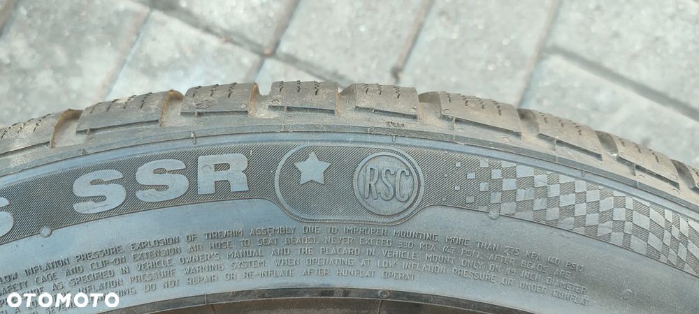 OPONY ZIMOWE 245/45R19 CONTINENTAL CONTIWINTER CONTACT TS810 SSR RSC (3710) ZIMA 5 mm PARA 2 SZTUKI - 5