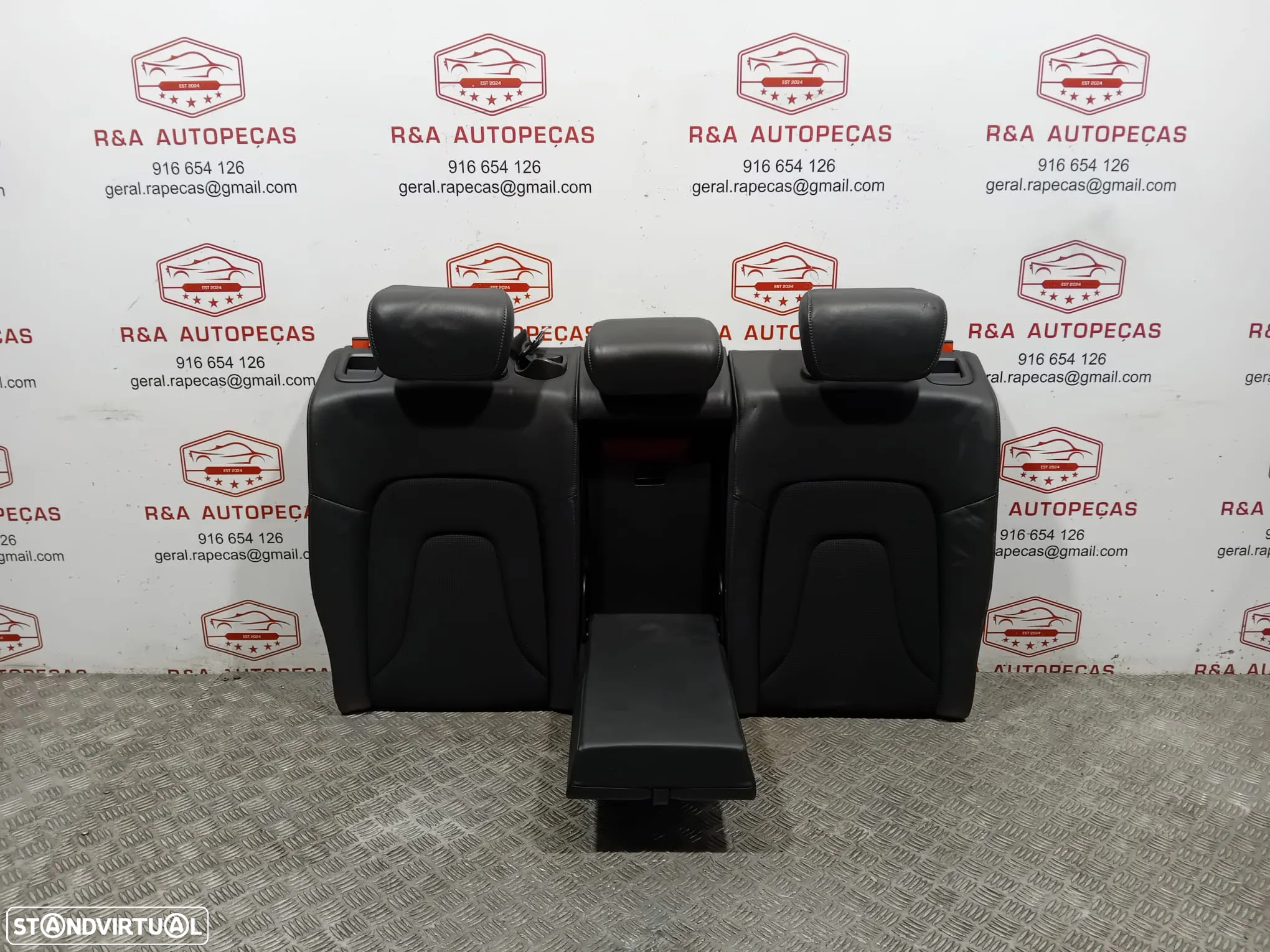 Conjunto de Bancos Audi A4 B8 Avant S Line Carrinha Pele e Tecido Originais - 6