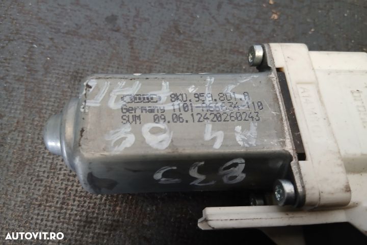 Motoras macara geam fata stanga 0536010002 8K0959801A 0536010002 8K09 - 4