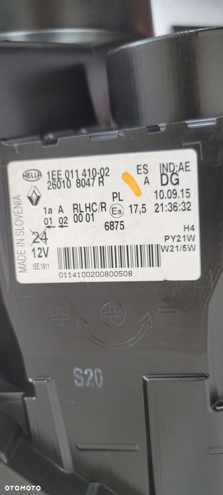 LAMPA PRZÓD PRAWA ZWYKŁA RENAULT TRAFIC III 2014- 260108047R - 15
