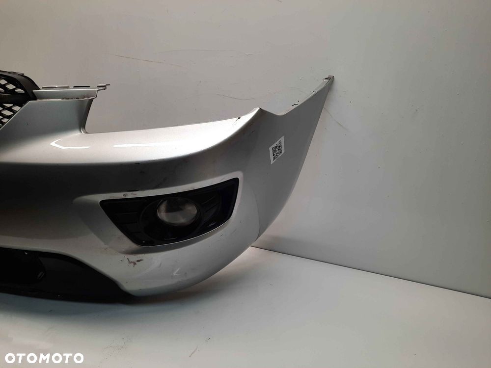 ^ ZDERZAK PRZÓD PRZEDNI DO KIA CARENS III 3 SREBRNY HALOGENY - 4