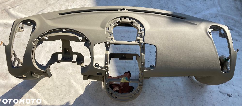 KIA SOUL DESKA KONSOLA KOKPIT PULPIT PÓŁKA PARAPET AIRBAG CZERWONA BEŻOWA - 7