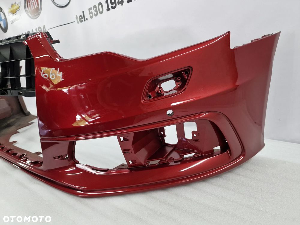 AUDI A6 C7 S-LINE 11- PRZED LIFT  ZDERZAK PRZEDNI PRZÓD NA SPRYSKI + 4X PDC  BORDO METALIK  , NR 4G0807437C , NR AUKCJI NZ664 - 11