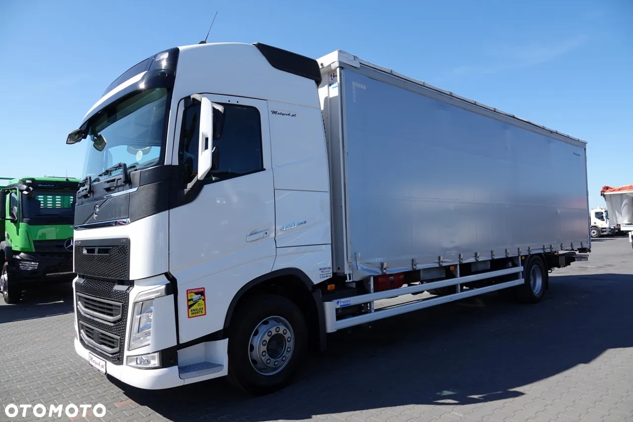 Volvo FH 420 / 4x2 / SOLÓWKA / FIRANKA 9.10 M / KLIMA POSTOJOWA / WINDA DHOLLANDIA 2000KG / PO KONTRAKCIE SERWISOWYM - 2