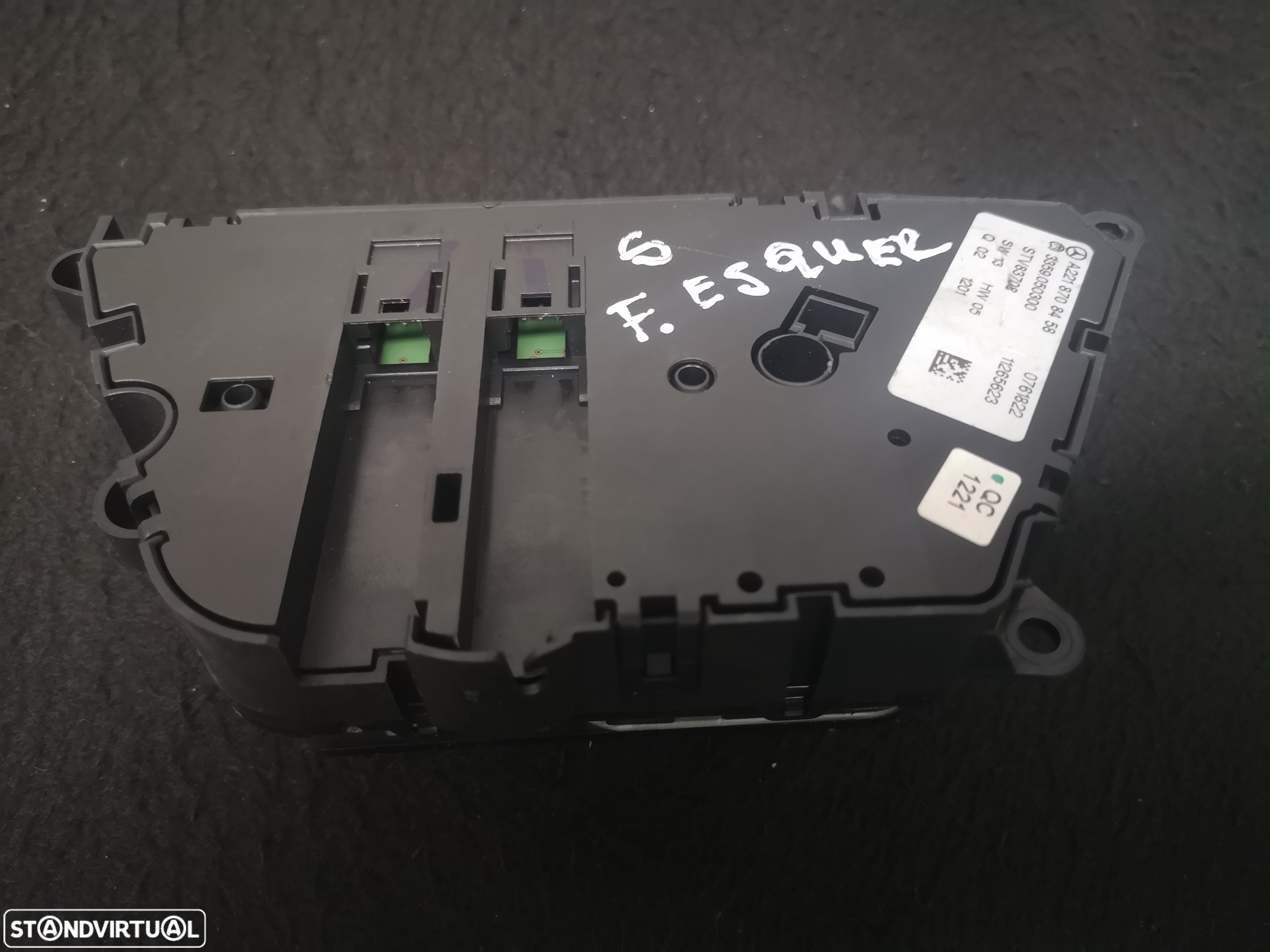 Interruptor comando de bancos frente esquerda Mercedes w221 class S 2006-2013 2(x no estoque) - 4