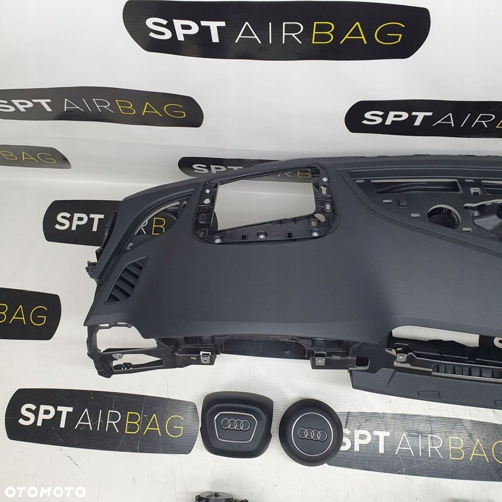AUDI A4 B9 A4 8W DESKA ROZDZIELCZA KONSOLA KOKPIT PULPIT PODUSZKI AIRBAG AIR BAG PASY KIT SET - 2