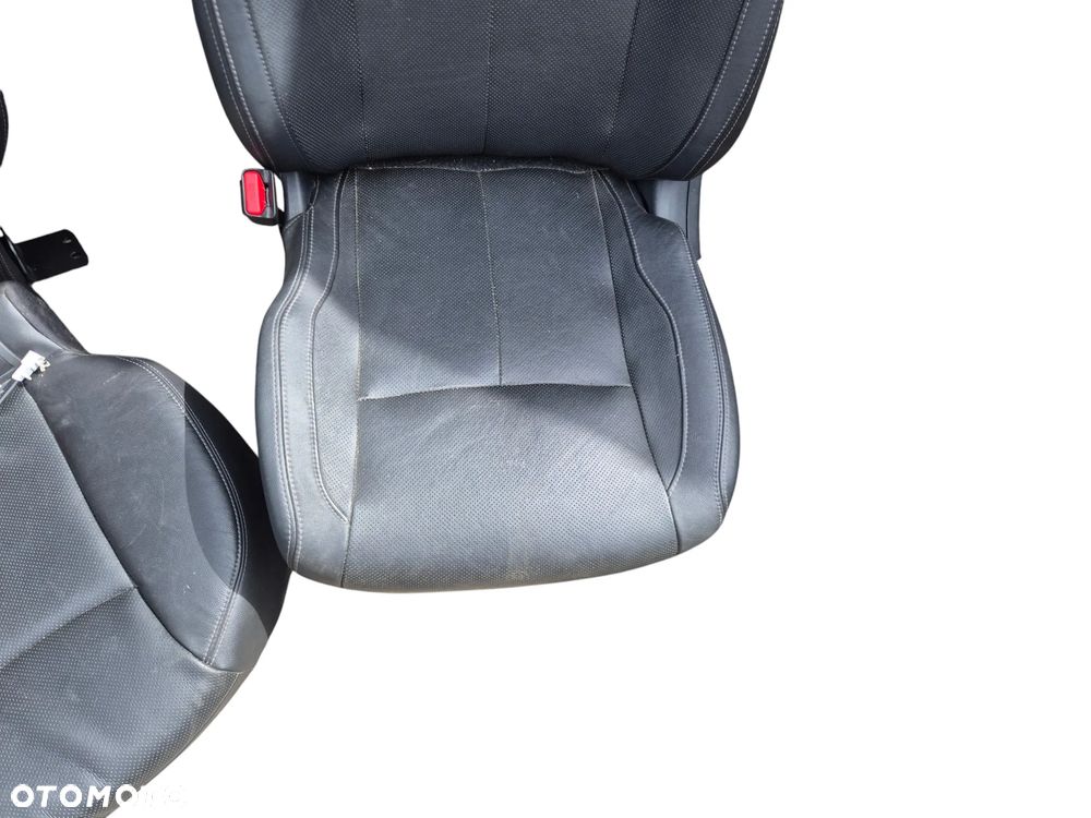 Fotele siedzenia kanapa tył  Nissan Qashqai J11  Skóra - 11