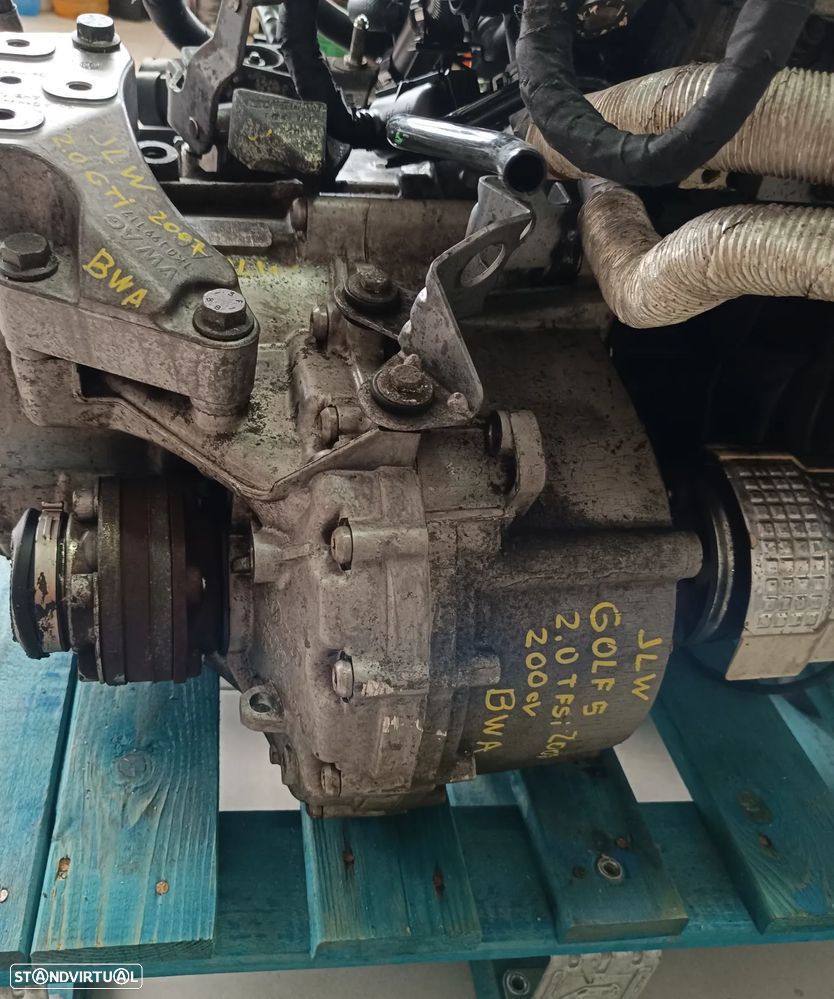 Motor golf V gti 2.0tfsi turbo 200cv BWA caixa 6 velocidades JLW - 12