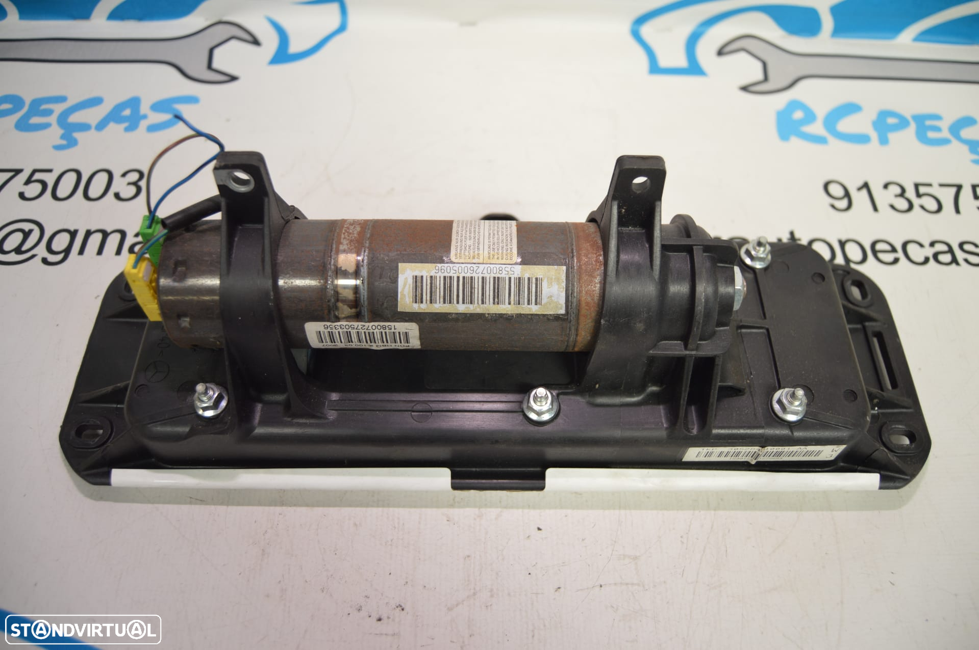 FRENTE INTERIOR TABLIER KIT AIRBAG AIRBAGS CENTRALINA VOLANTE GUIADOR PASSAGEIRO CINTO CINTOS PRÉ-TENSORES MERCEDES BENZ 0285010146 A2196802387 2196802387 305732310 MERCEDES BENZ CLS 320 C219 W219 - 29