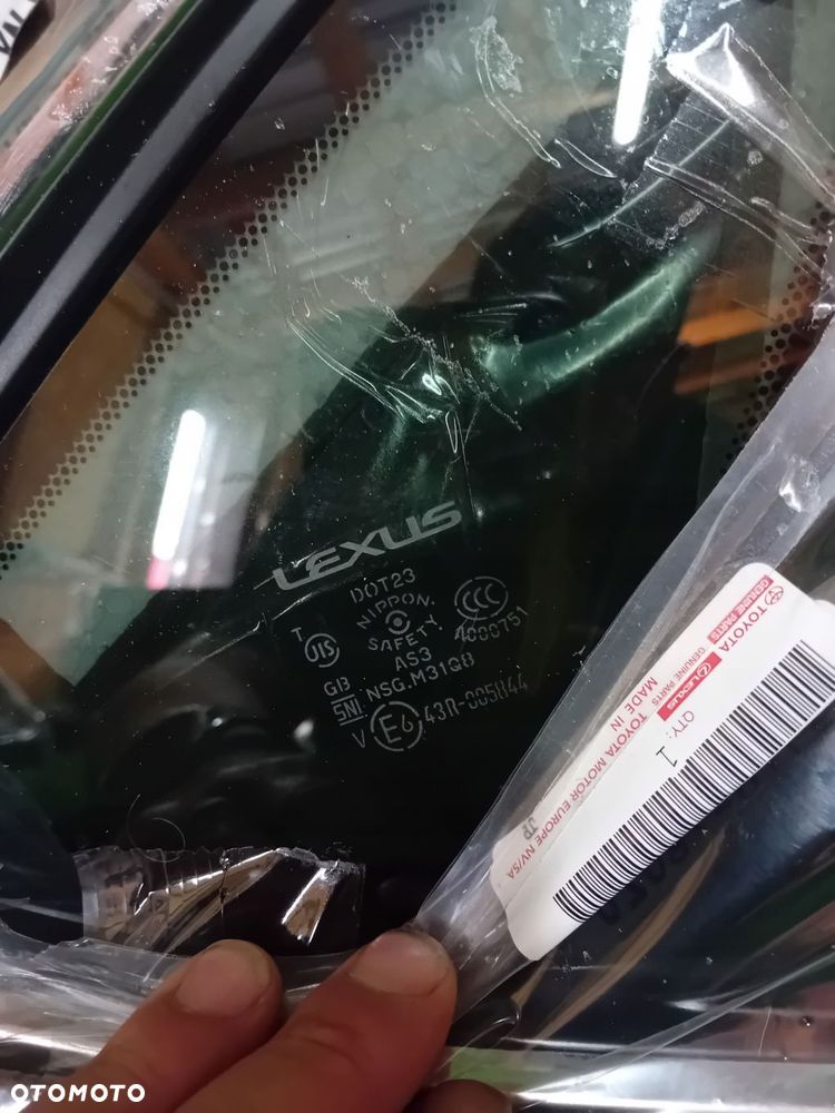 SZYBA KAROSERI BŁOTNIKA PRAWY TYŁ LEXUS NX200T NX300H NR.1 - 2