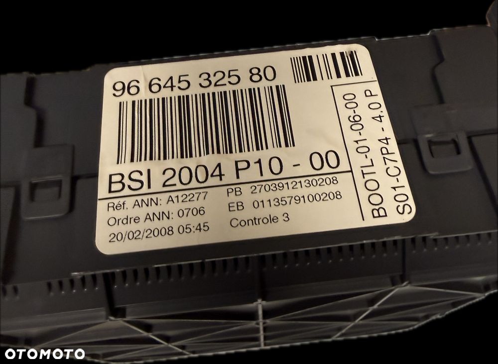 Moduł Komfortu Citroen Peugeot 9664532580 - 3