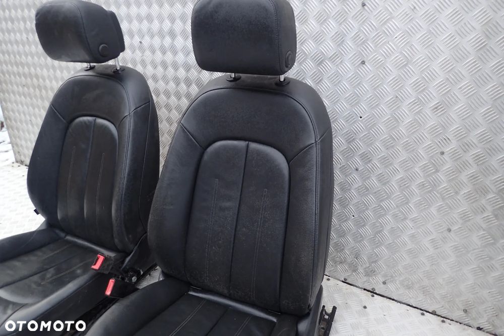 FOTELE SIEDZENIA KOMPLET PRZÓD TYŁ SKÓRA AUDI A6 C7 COMBI - 12