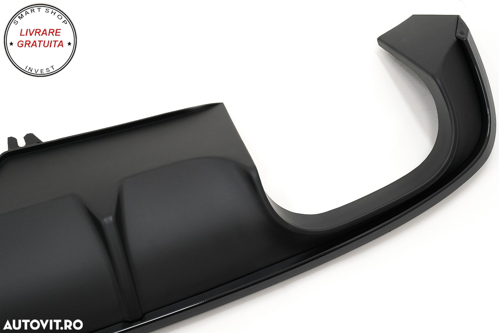 Difuzor Bara Spate Audi A4 B9 8W  Sedan Avant (2016-2018) Negru S4 Design pentru S- livrare gratuita - 5