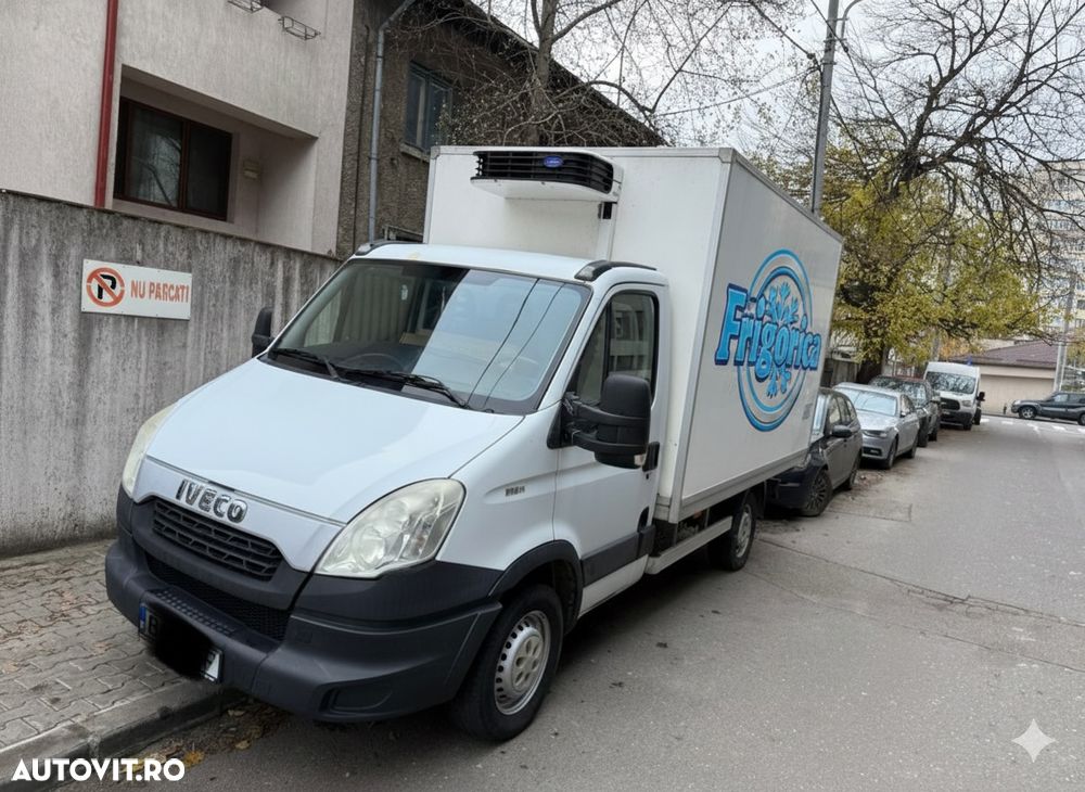 Iveco Daily 35c Frigorific Frig Carrier an 2014 Cub Izoterm 298.000km Istoric Service Facturi Kit Distribuție Ambreiaj Rezivie Frig AC Navi Discuri Placute Baterie Anvelope direcție suspensie Vopsea Ok TVA - 1