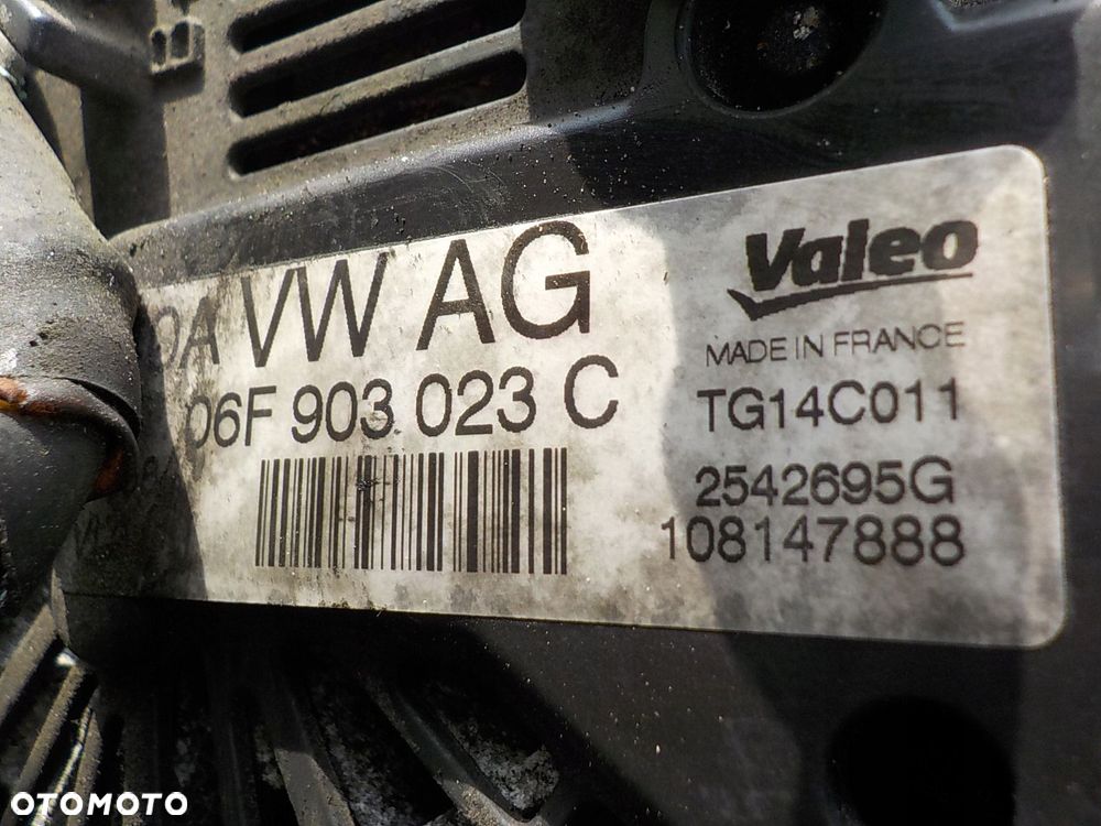 VOLKSWAGEN GOLF V 2.0 TDI ORG ALTERNATOR 06F903023C - 3