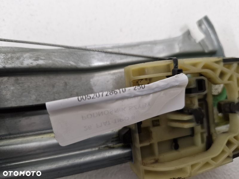 FIAT TIPO II 2 PODNOŚNIK MECHANIZM SZYBY LEWY TYŁ 2 PIN 00520728610 520728610 - 6