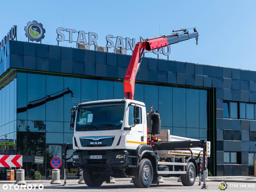 MAN TGM 18.250 4x4 FassiI F215A.0.23 Active HDS Żuraw - 8