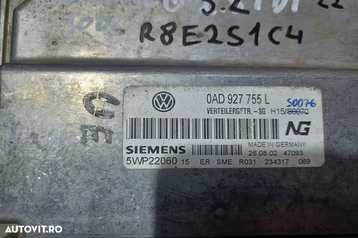 ECU Calculator Motor 0AD927755L - 3.2 TDI  0AD927755L - 3.2 TDI Volks - 3