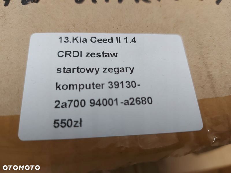 kia ceed ii 1.4 crdi zestaw startowy zegary - 5
